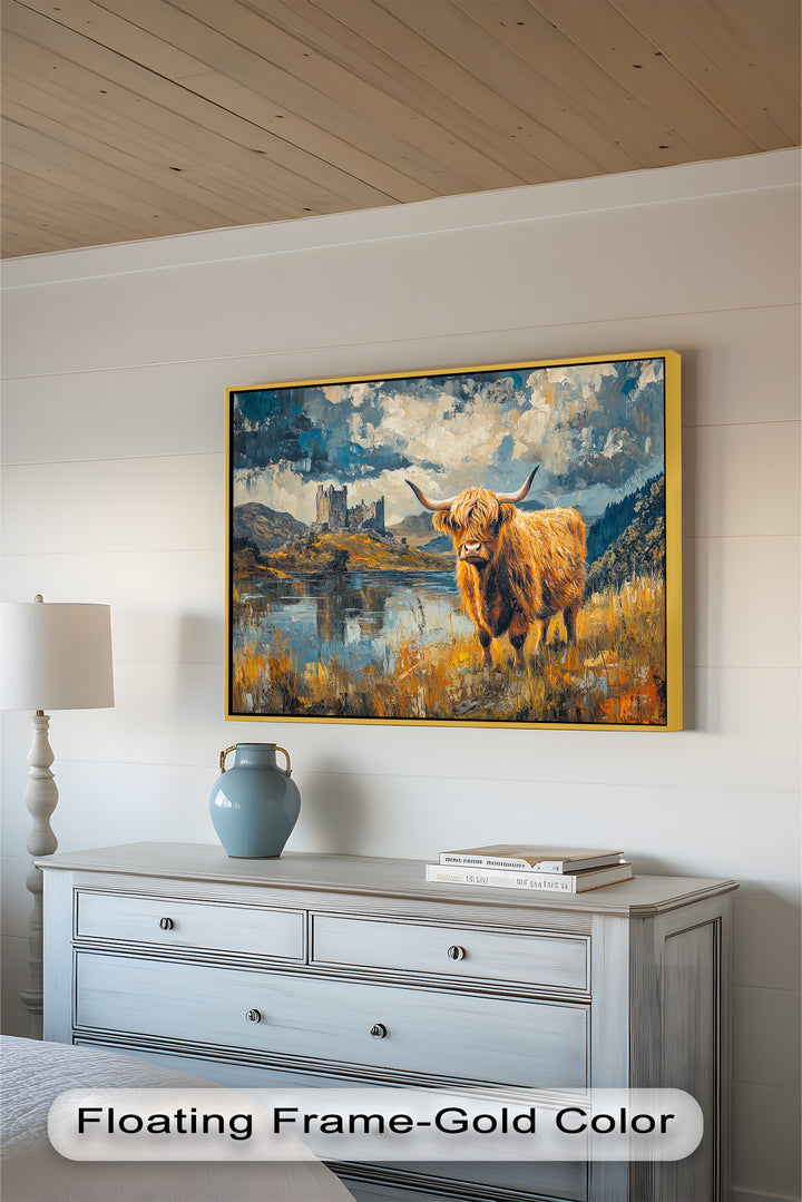 Highland Majesty – Rustic Oil Painting