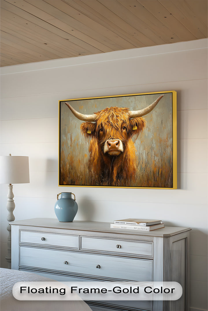 Highland Cow – Animal Oil Painting