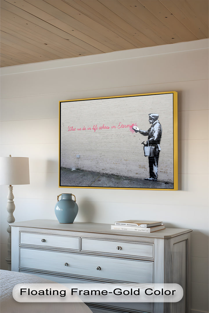 Echoes in Eternity – Banksy Oil Painting