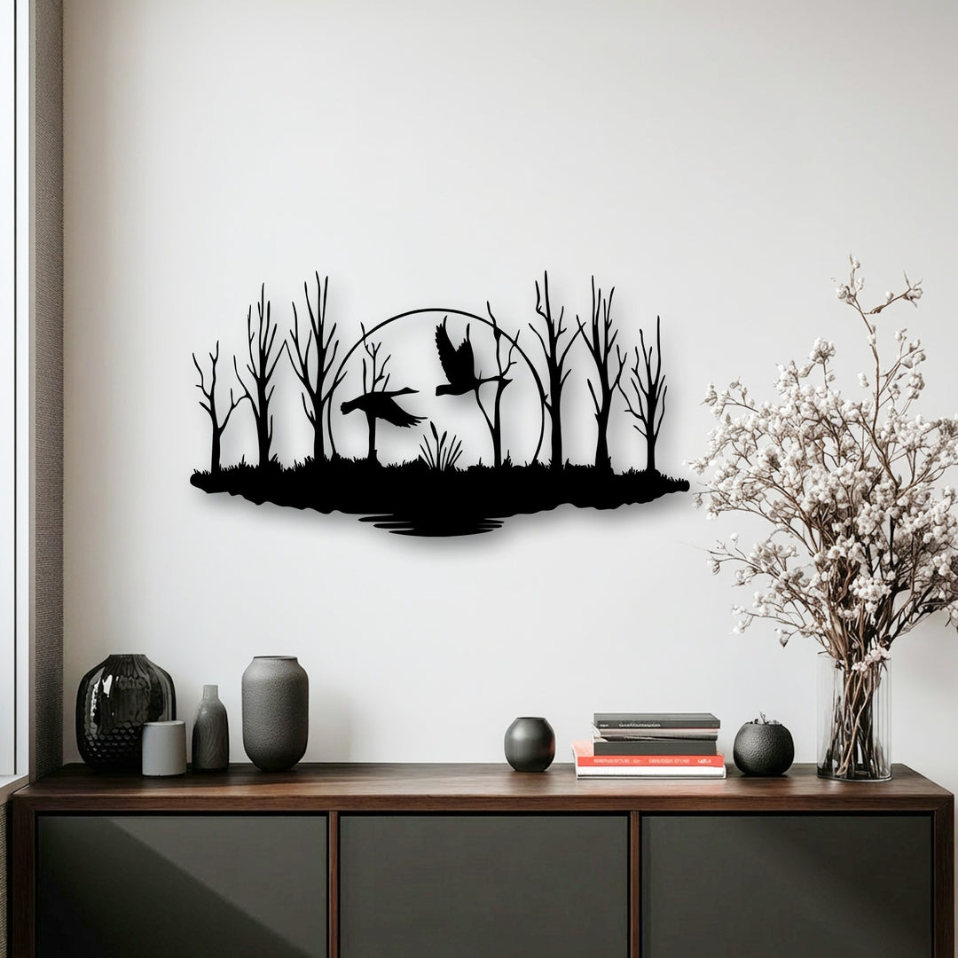 Chiave greca rotonda decorativa Specchio da Parete – Decorazione da parete con specchio classico moderno