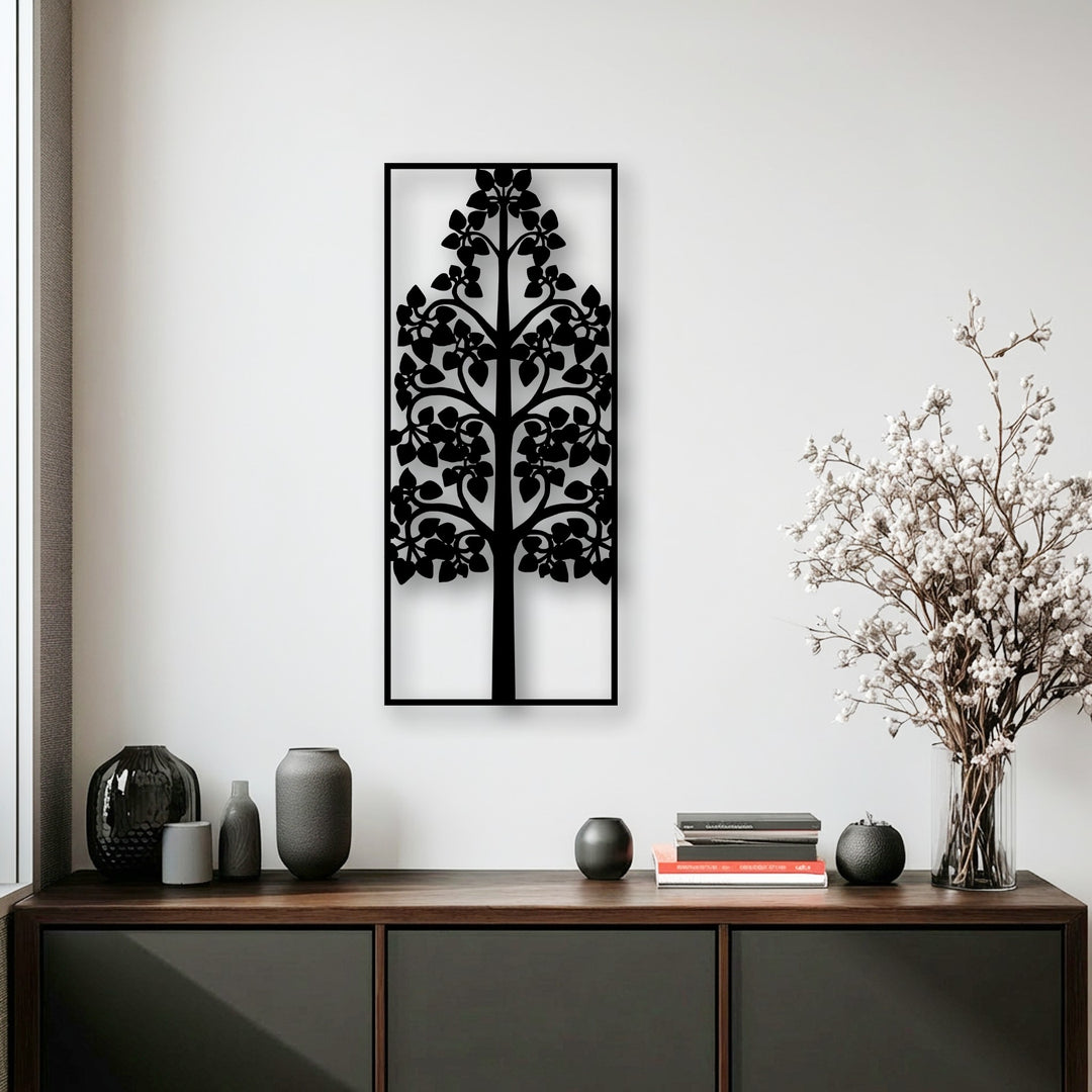 Tree of Life Frame – Elegant Botanical Metal Wall Art