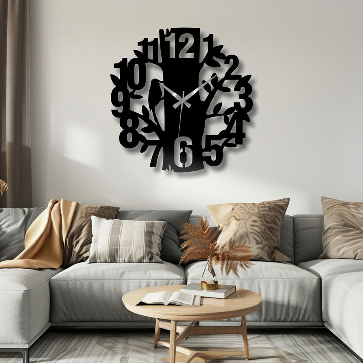 decorative metal clock
