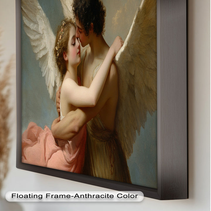 Heavenly Embrace – Cupid and Psyche Renaissance Love Oil Painting