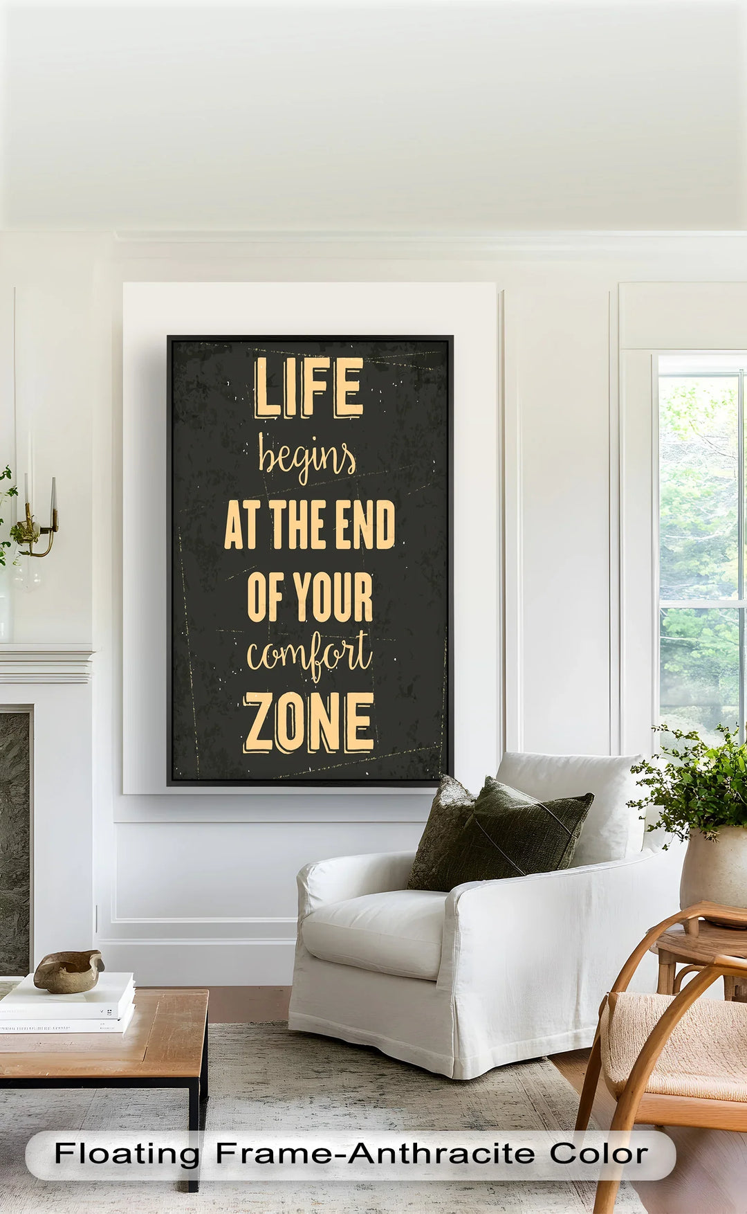 Life Begins at the End – Motivational Oil Painting - MyPhotoStation