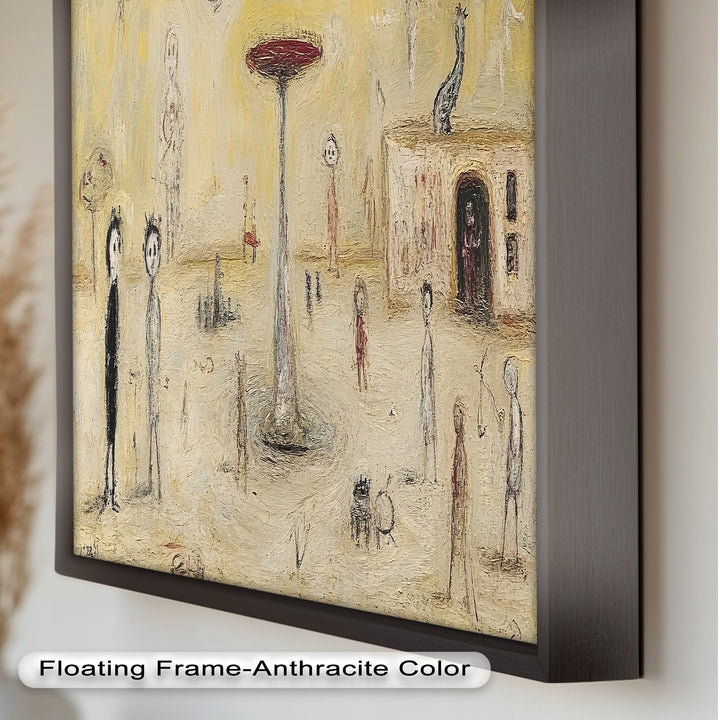 Whispers of the Playground – Dreamlike Surrealist Oil Painting