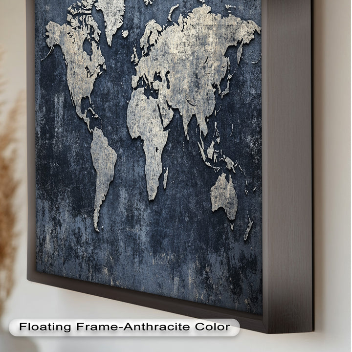 World Map – Modern Oil Paintings