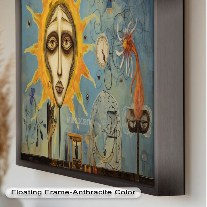 Solar Reverie – Surreal Dreamscape Picasso Oil Painting