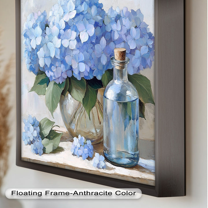Blue Floral Still Life – Modern Oil Paintings