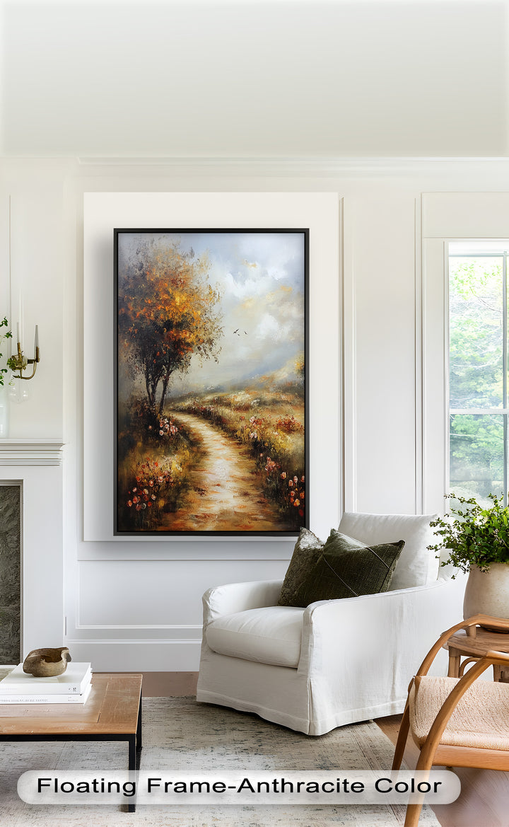 Winding Path Landscape - Impressionism Oil Painting