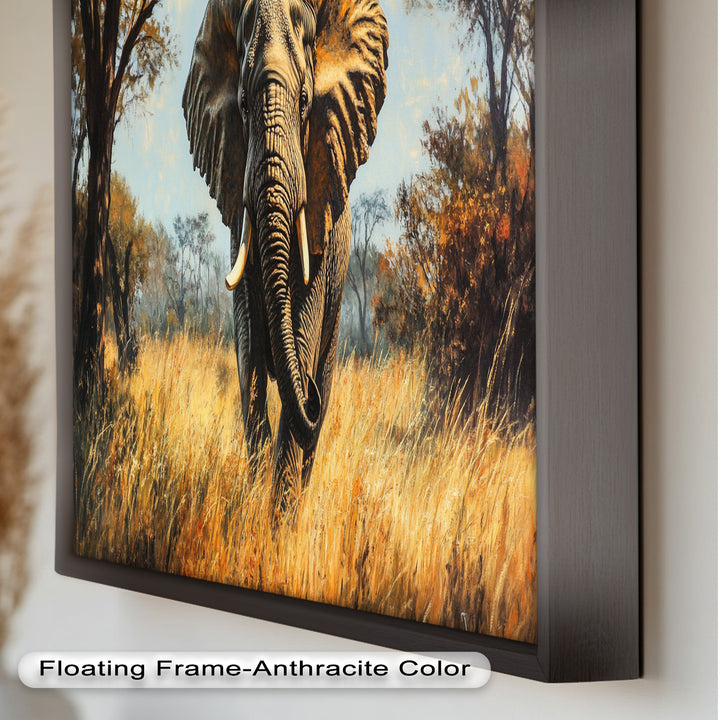 Guardian of the Wild – Elephant Oil Painting