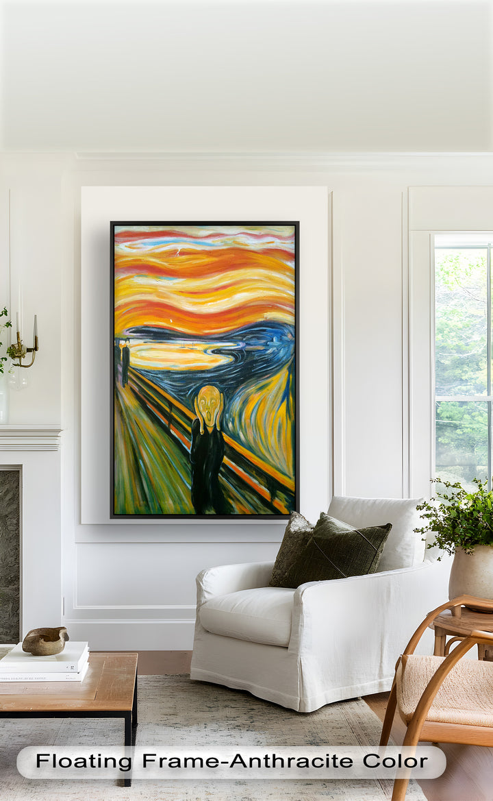 Echo of the Void – Expressionist Angst Picasso Oil Painting