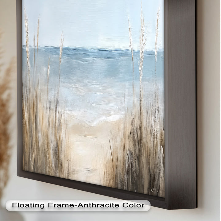 Coastal Beach Wall Art – Ocean Landscape Oil Painting