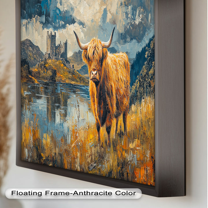 Highland Majesty – Rustic Oil Painting