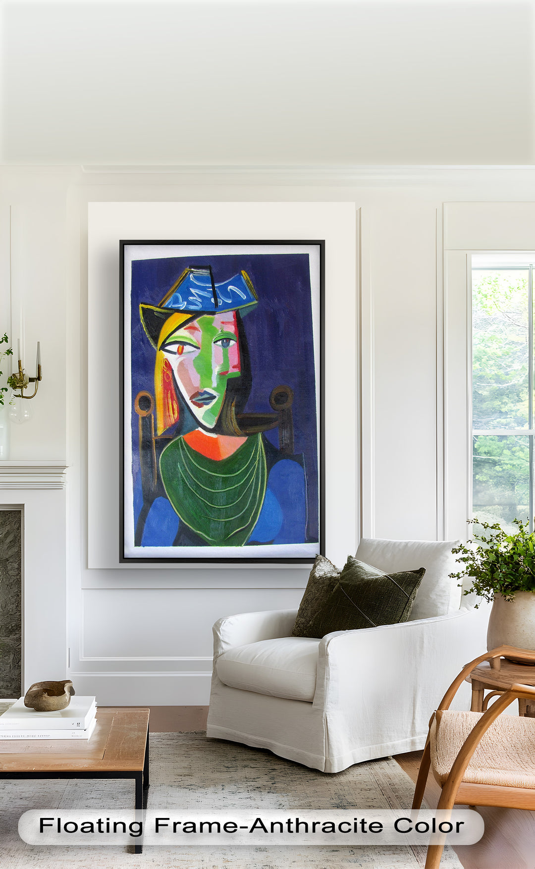 Woman in a Blue Hat – Picasso Oil Painting