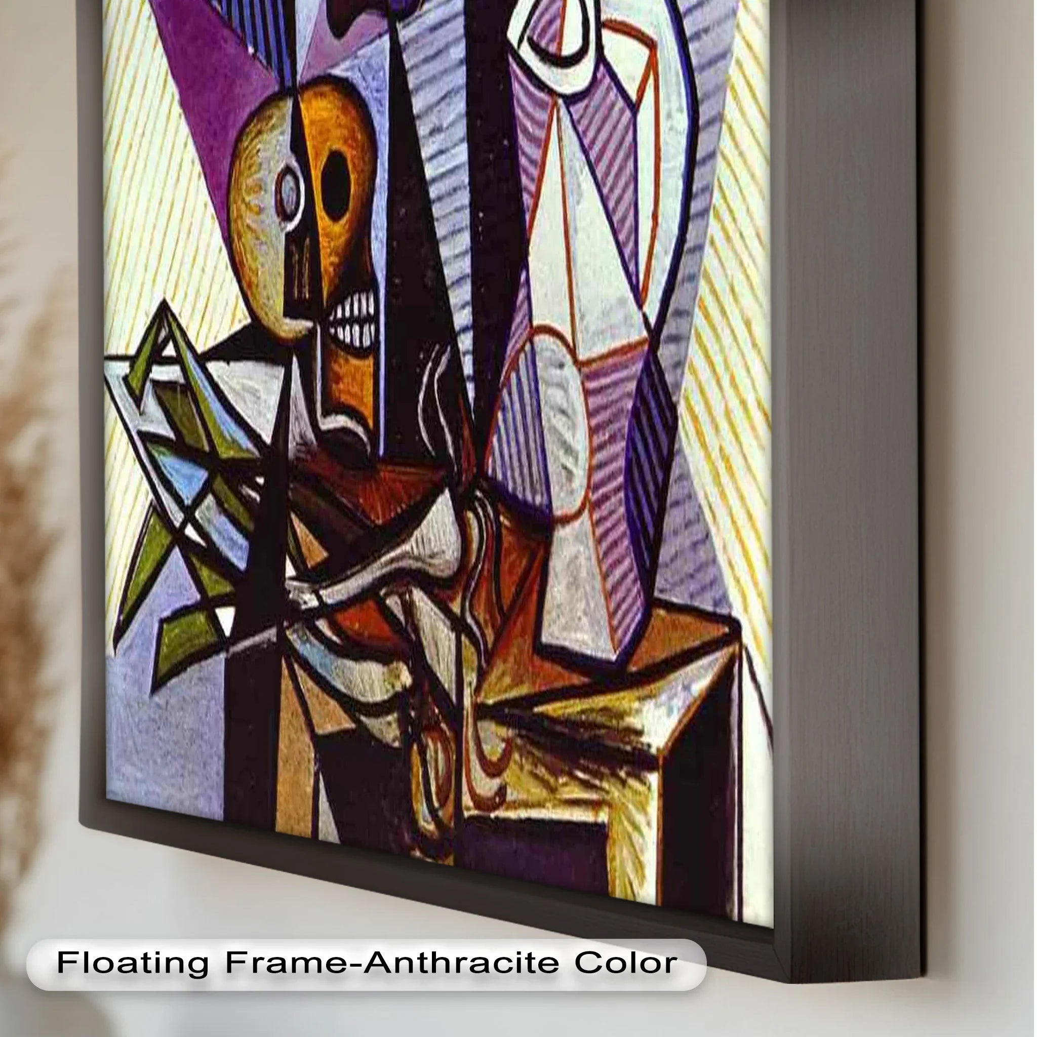Picasso Still Life with Skull – Symbolic Cubist Oil Painting
