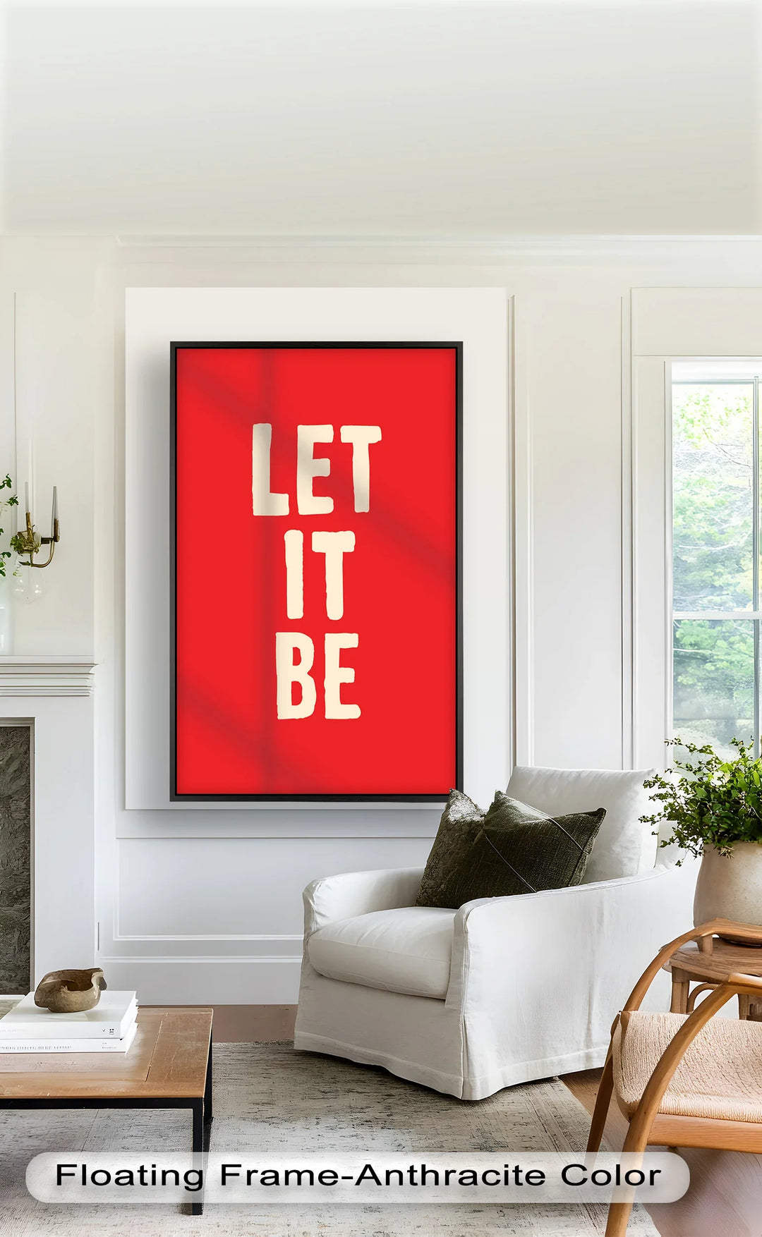 Let It Be – Red Oil Painting - MyPhotoStation