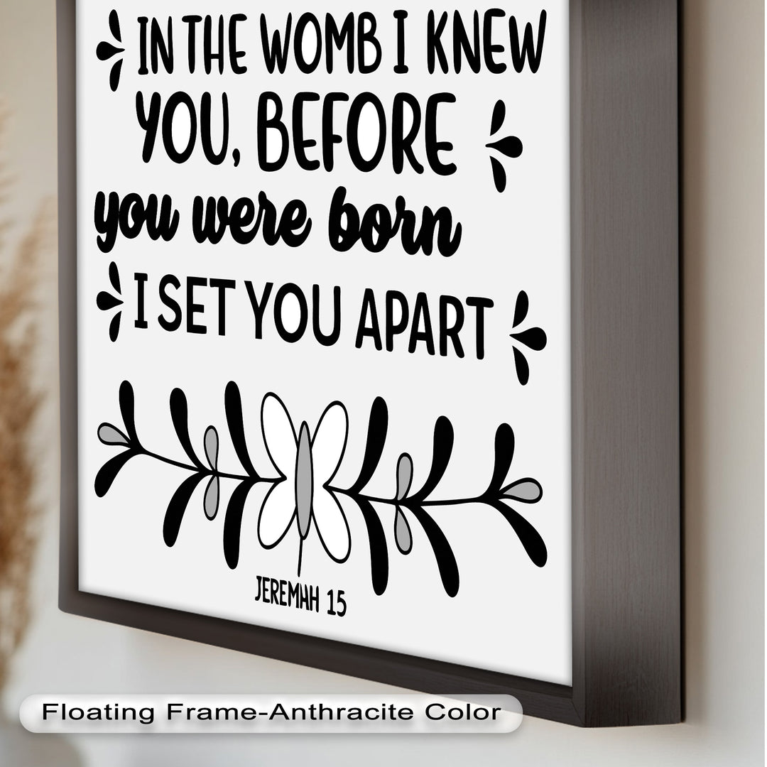 Before You Were Born – Jeremiah 1:5 Bible Oil Paintings