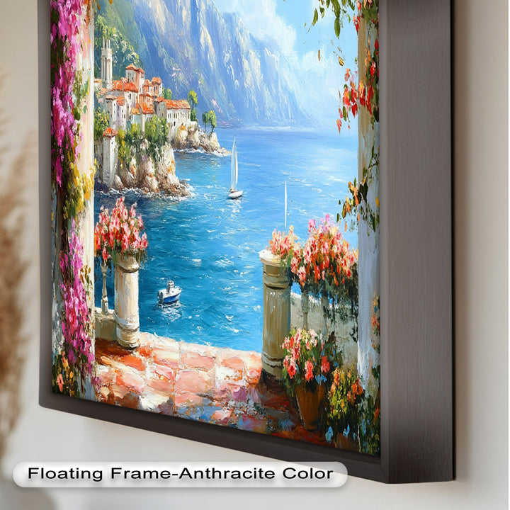Mediterranean Coastal – Seaside Landscape Oil Painting