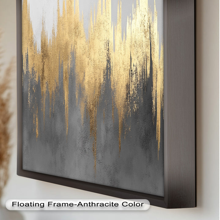Golden Lighting – Modern Abstract Oil Painting