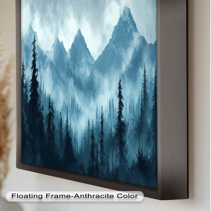 Misty Mountain Pines – Landscape Oil Paintings