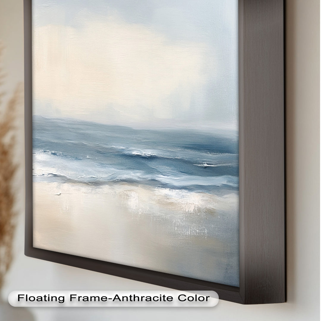 Ocean Wall Art - Minimalist Seascape Oil Painting