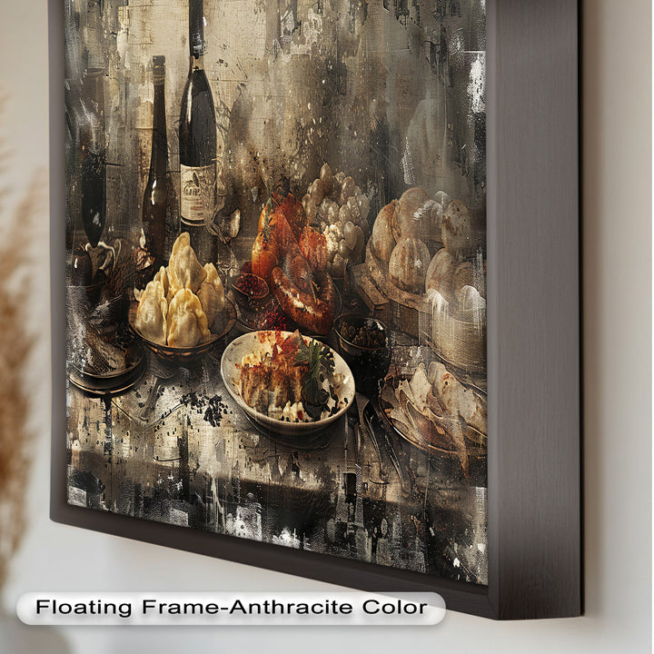 Rustic Feast – Vintage Culinary Still Life Food Painting