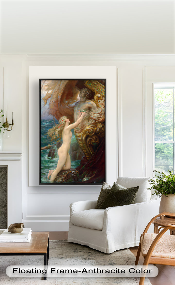 Galatea’s Awakening – Mythological Nude Oil Painting