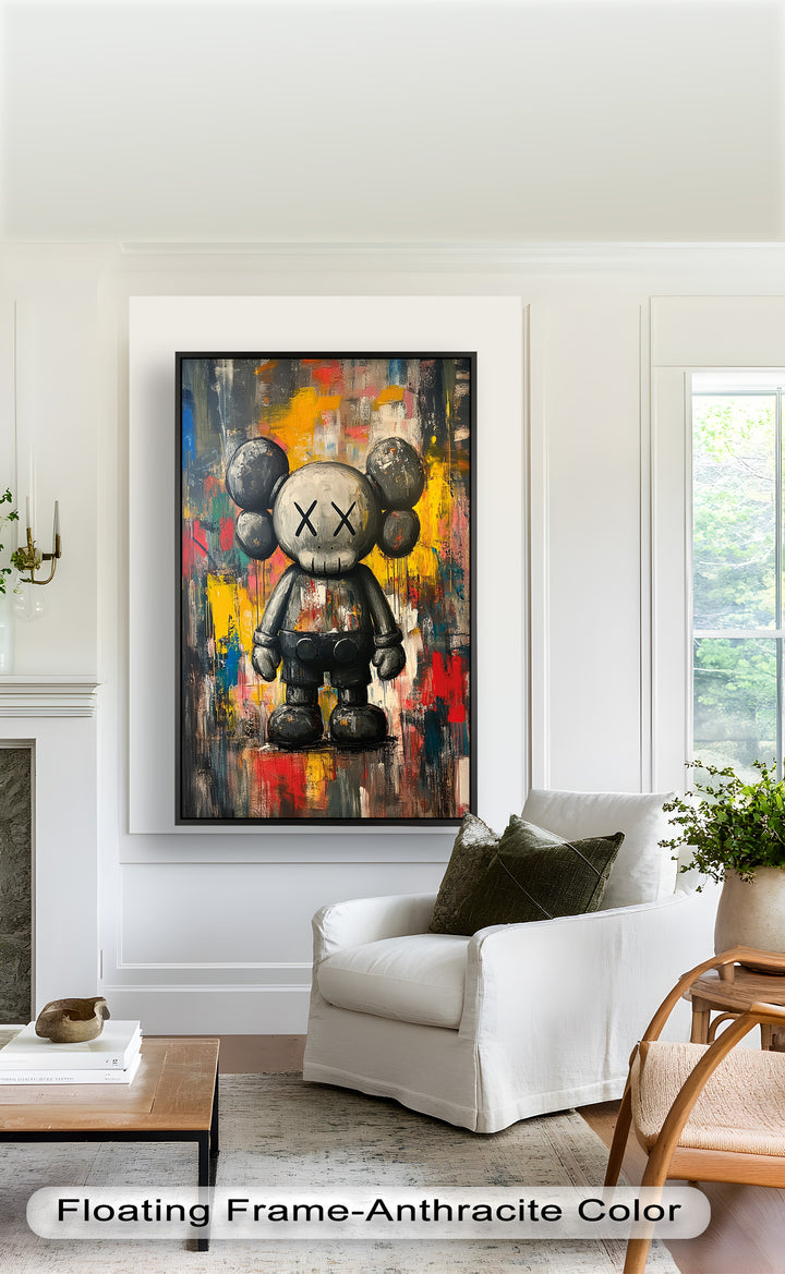 Urban Grit – KAWS Companion Oil Painting