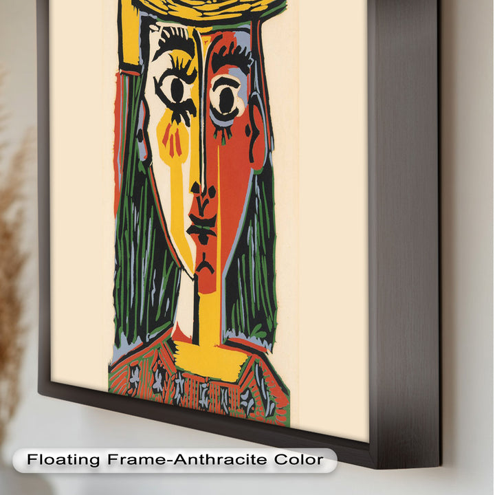 Picasso Woman with Hat – Cubist Portrait Oil Painting