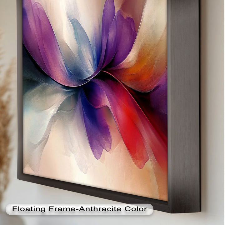 Abstract Floral Flow – Colorful Modern Oil Painting
