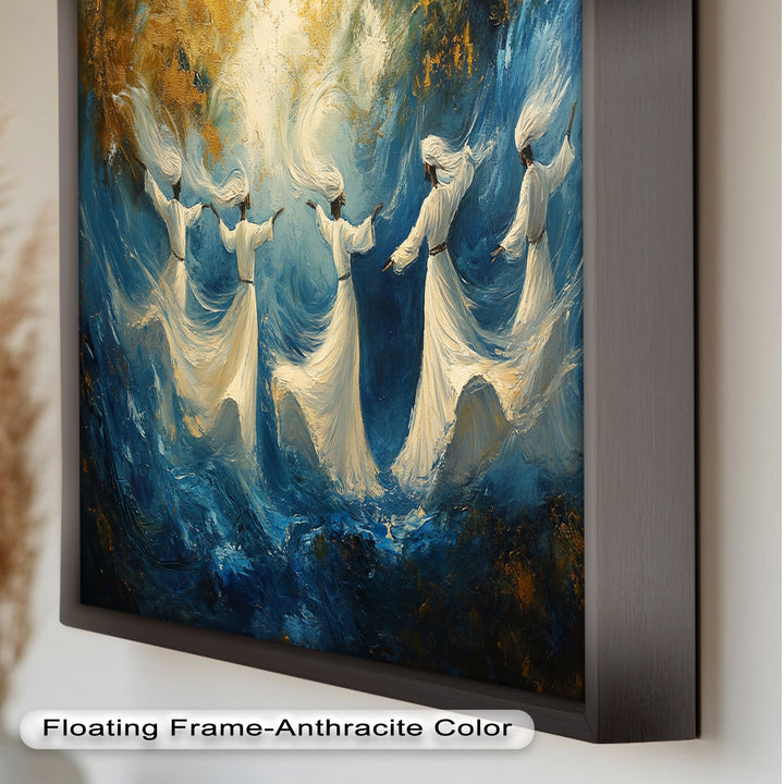 Spiritual Dervishes Wall Decor – Religious Oil Painting