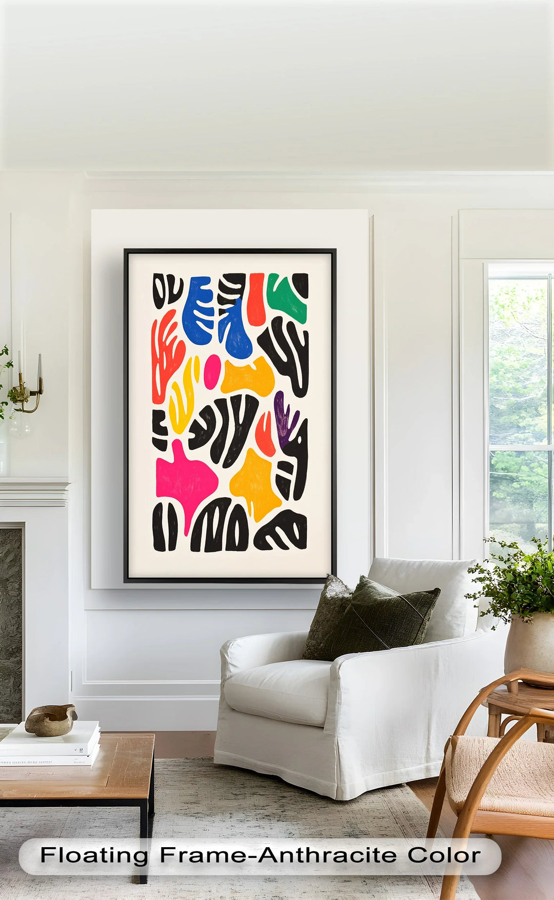 Chromatic Rhythm – Abstract Fauvist Oil Painting - MyPhotoStation