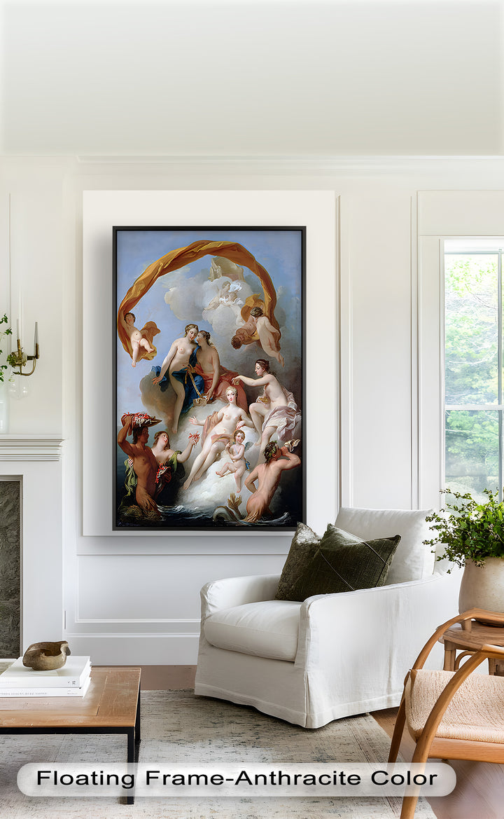 Triumph of Venus – Mythological Renaissance Nude Oil Painting