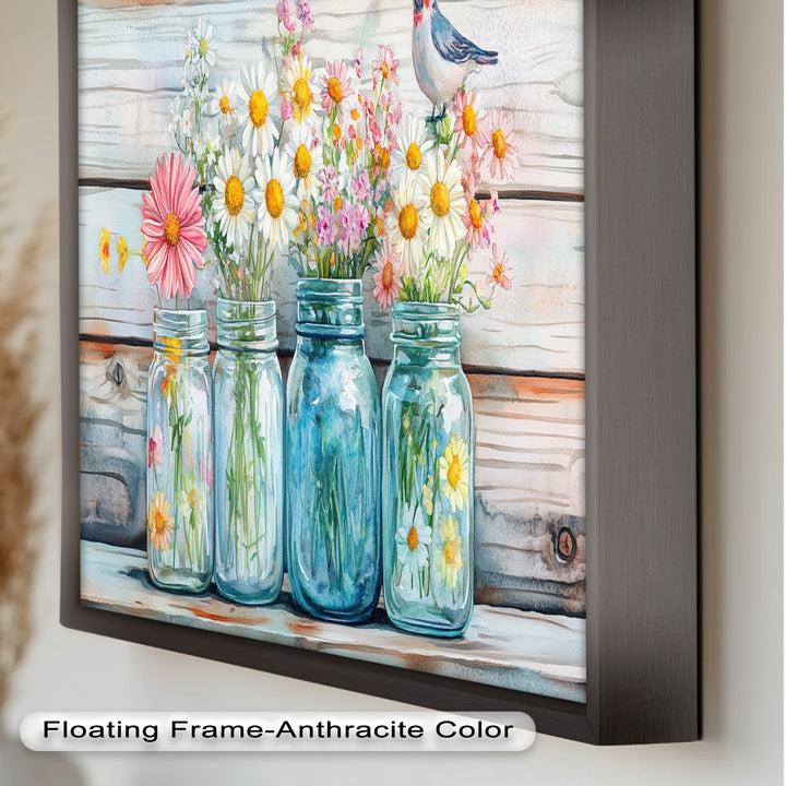 Flower Jars – Modern Oil Painting
