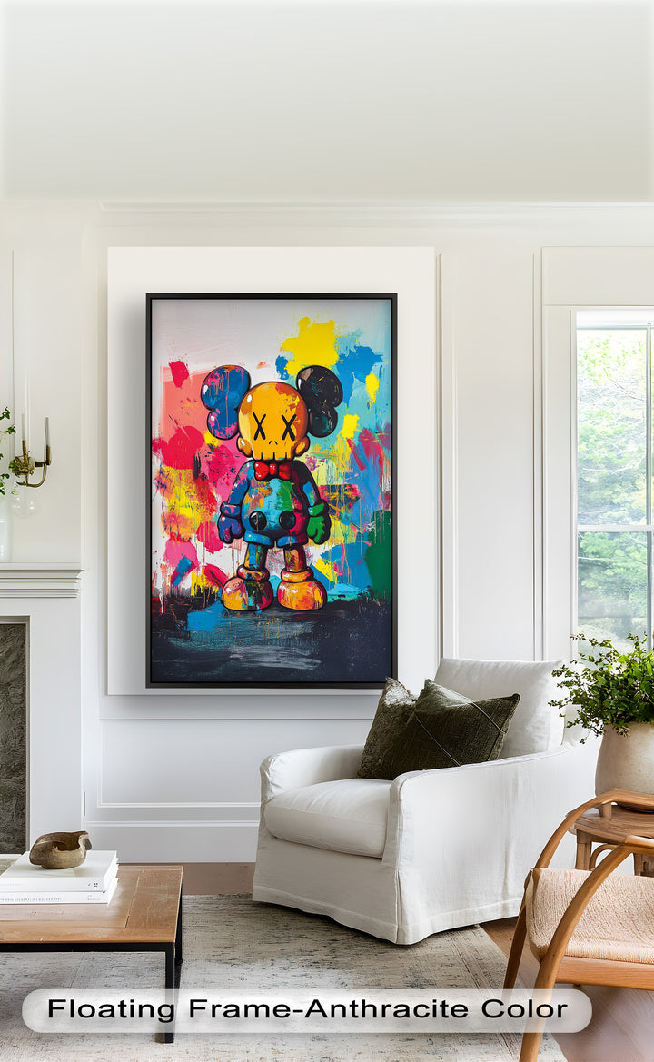Color Riot Companion – KAWS Oil Painting