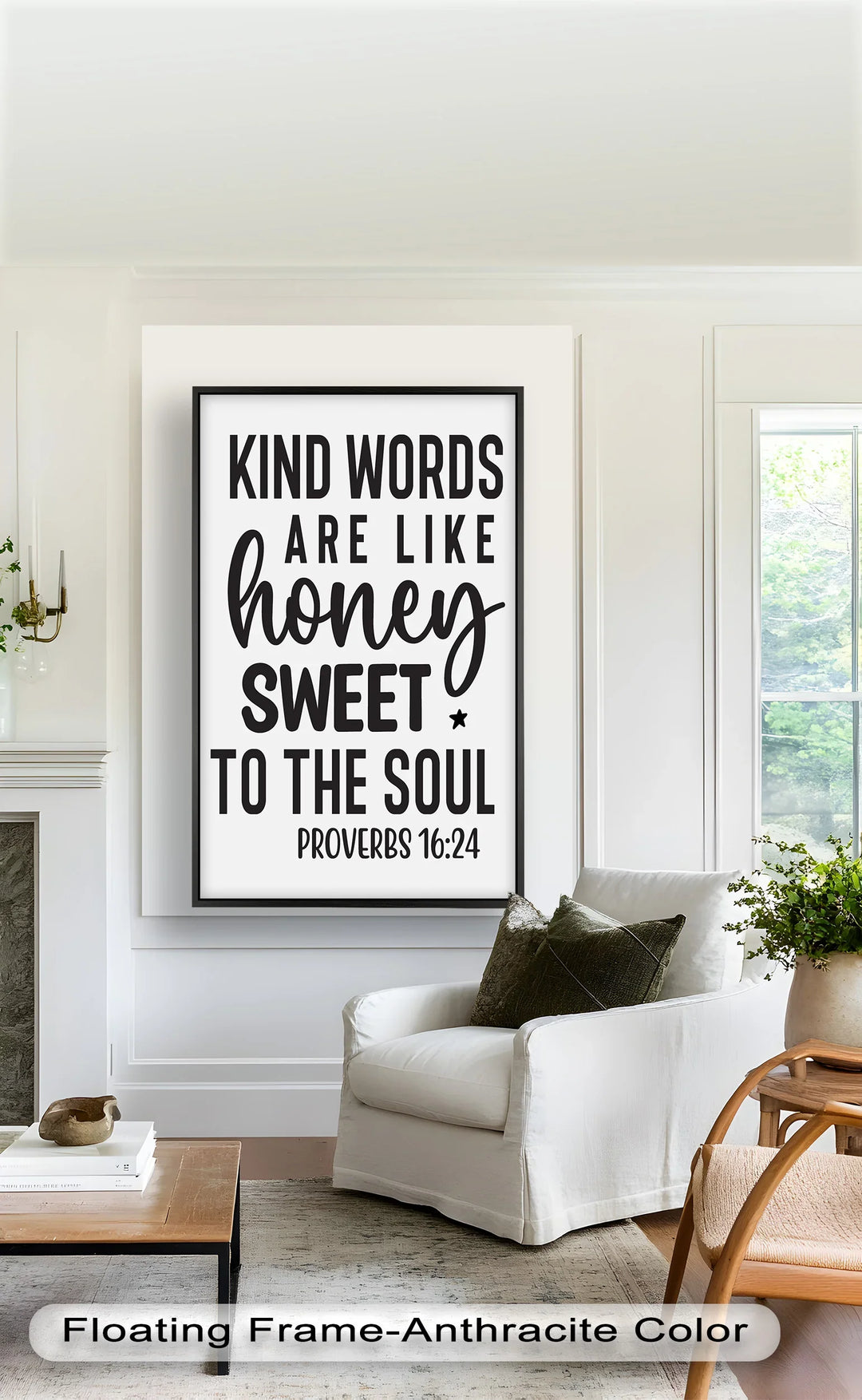 Kind Words Like Honey – Proverbs 16:24 Oil Painting - MyPhotoStation