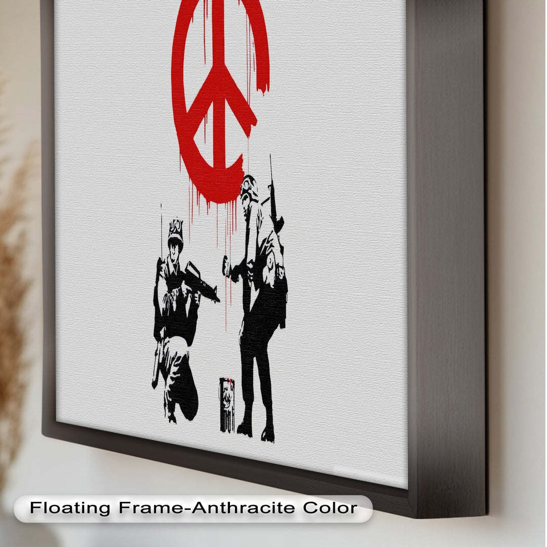 Peace Spray – Banksy Oil Painting