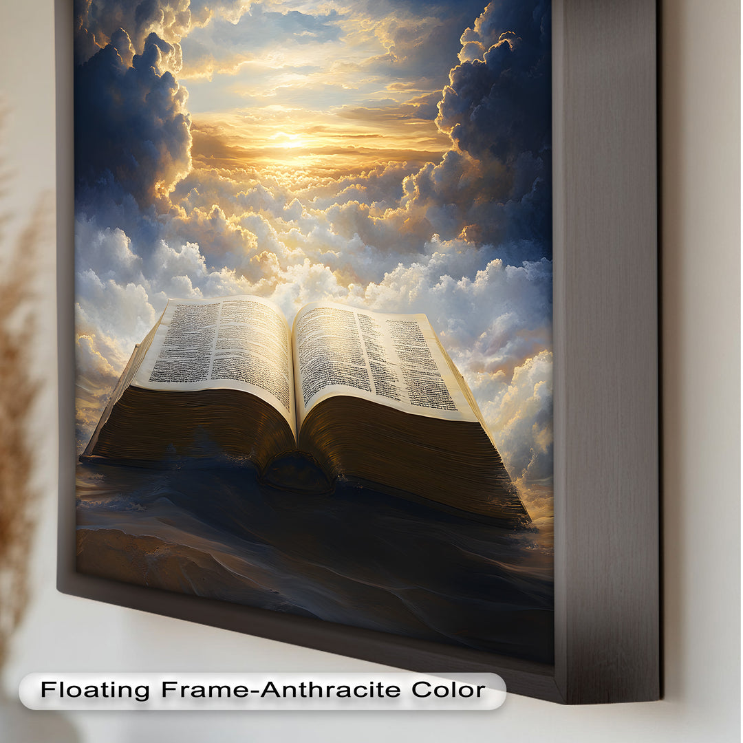 Himmlische Lichtschrift – Bibel-Ölgemälde
