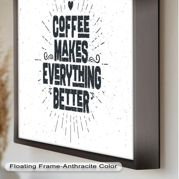 Coffee Makes Everything Better – Modern Oil Paintings - MyPhotoStation