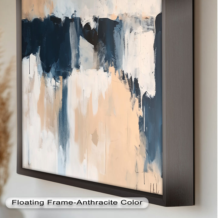 Desert Horizon – Minimalist Abstract Oil Painting