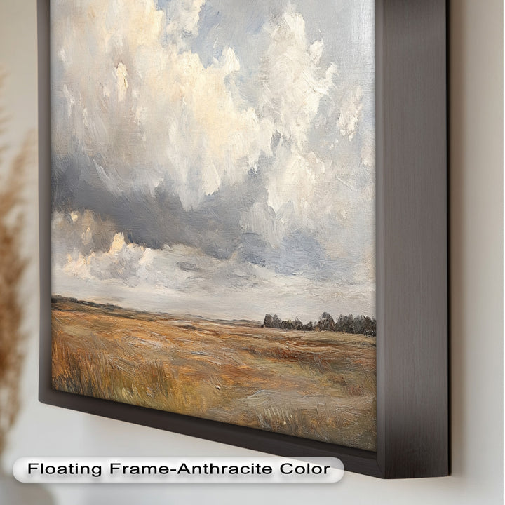 Prairie Horizon – Vintage Oil Painting