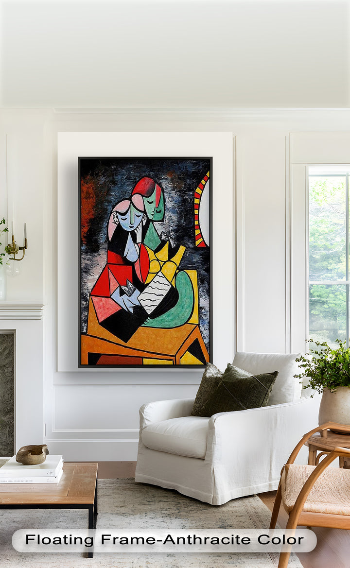 Embrace in Color – Picasso Oil Painting