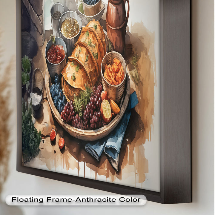Frisch gebackenes Gebäck und Obststillleben - Food Painting