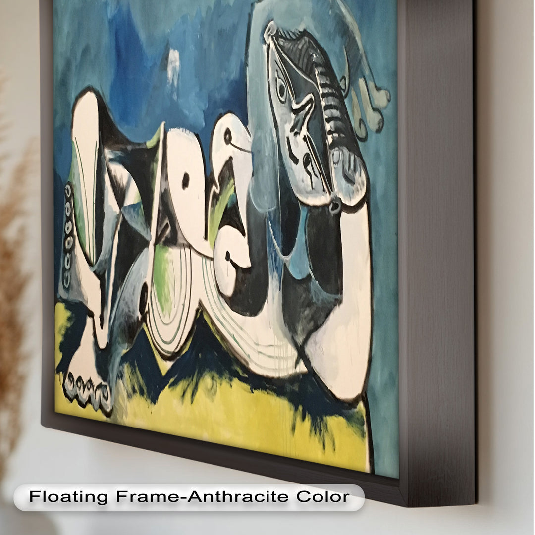Reclining Abstraction – Picasso Nude Oil Painting