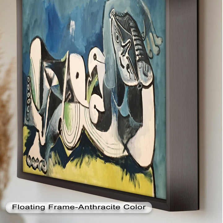 Reclining Abstraction – Picasso Nude Oil Painting