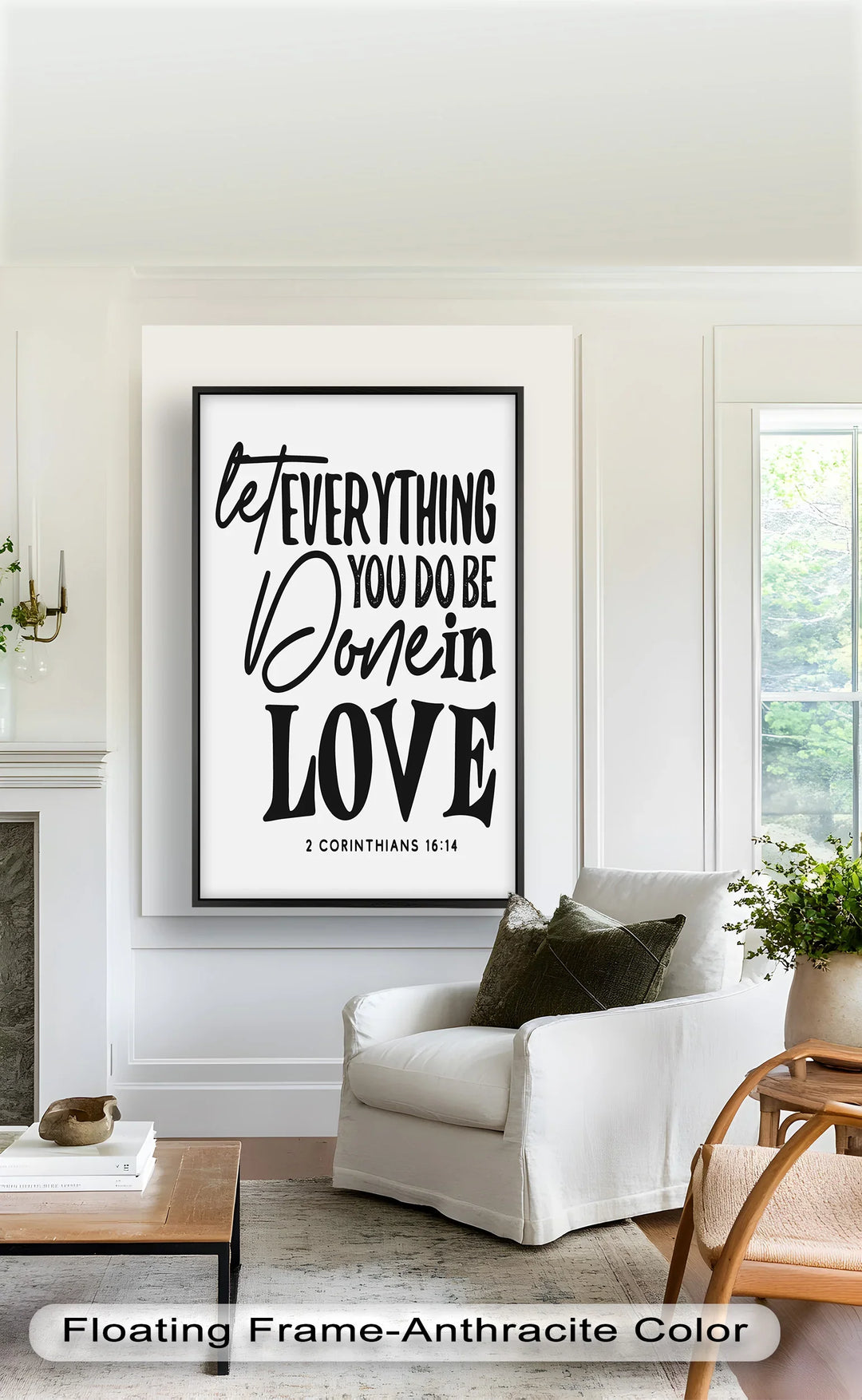 Let Everything Be Done in Love – Scripture Oil Painting - MyPhotoStation
