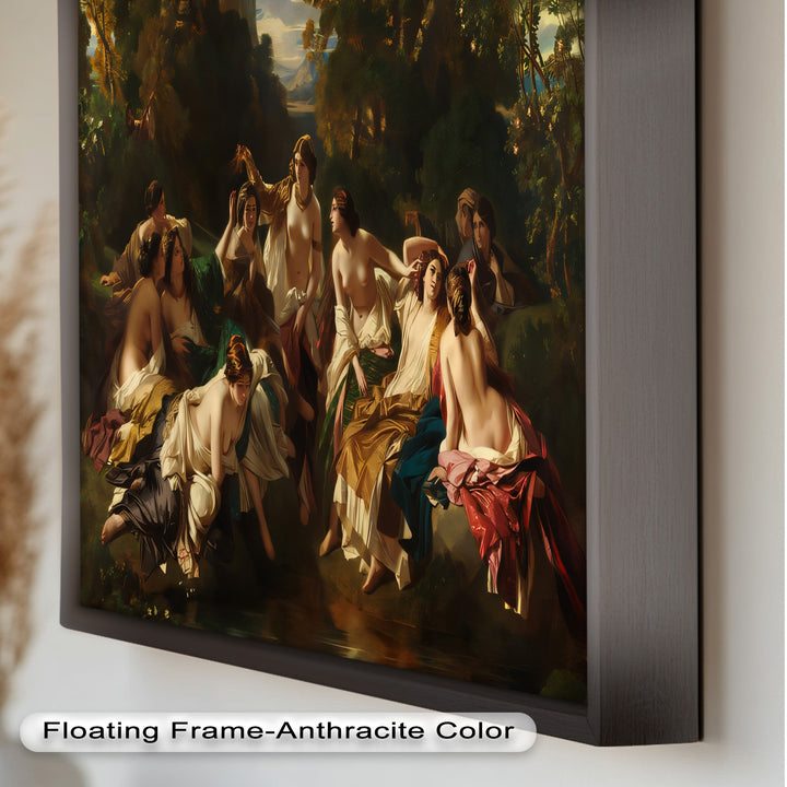 Twilight Reverie – Neoclassical Gathering of Maidens Oil Painting