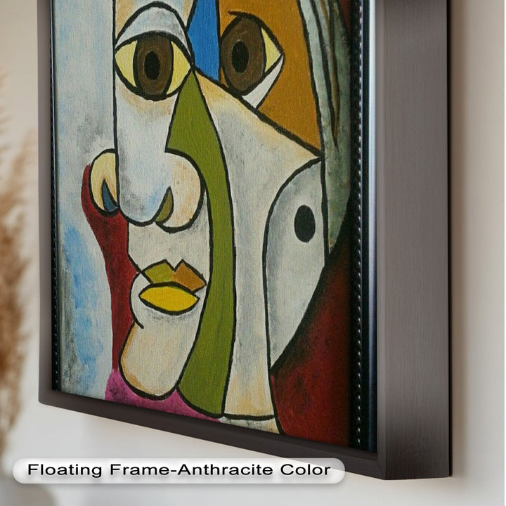 Fragmented Persona – Geometric Abstract Picasso Oil Painting