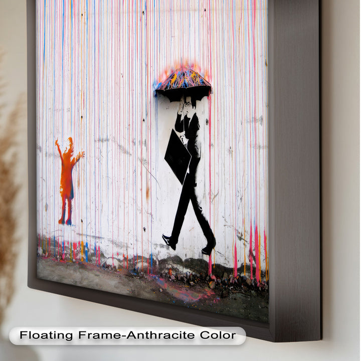 Colorfall Dissonance – Banksy Oil Painting