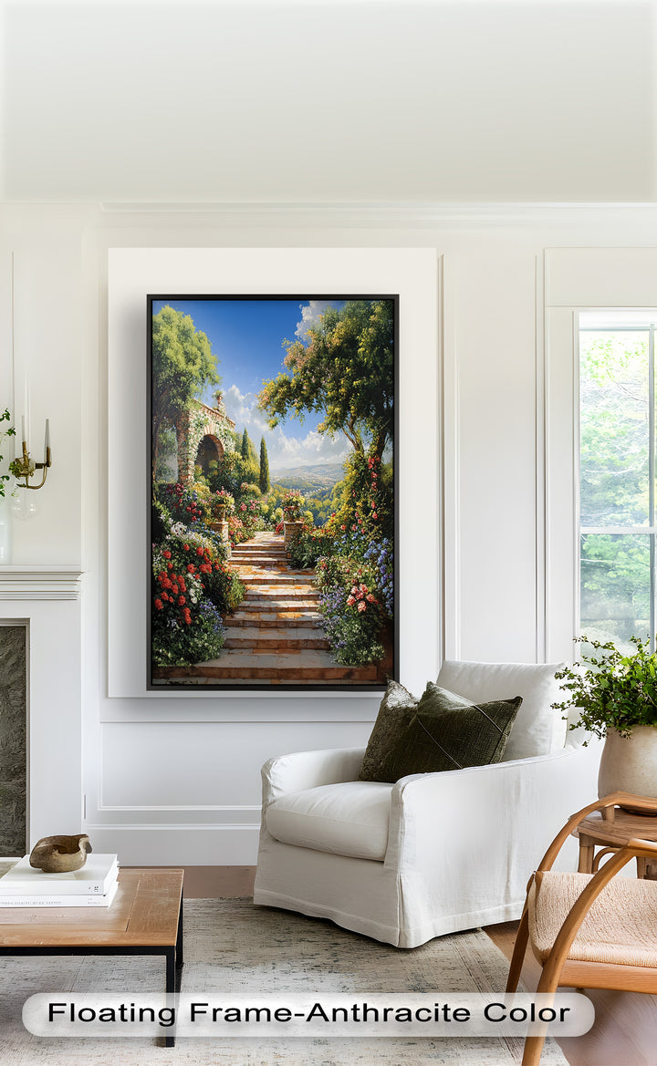 Garden of Eternal Bloom – Renaissance Oil Painting